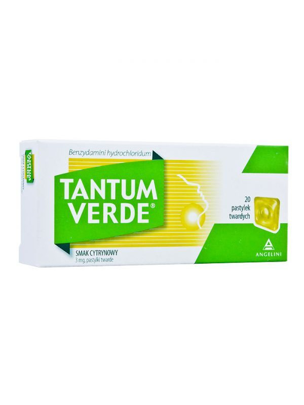 Tantum Verde зі смаком лимона 20 пастилок