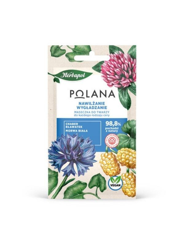 Herbapol Polana Moisturizing and Smoothing Face mask for all skin types 8 g