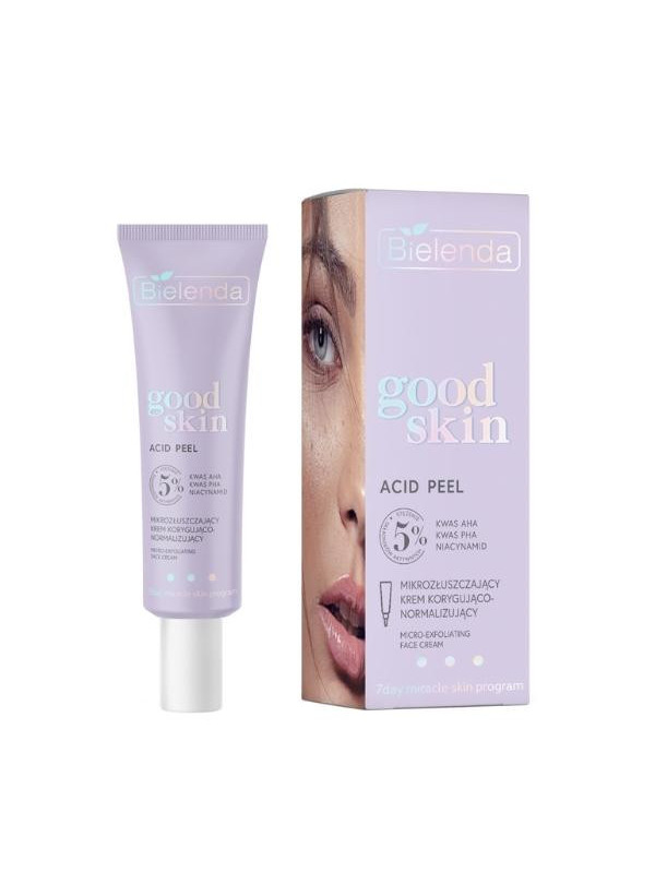 Bielenda GOOD SKIN ACID PEEL micro-exfoliating correcting and normalizing face cream 50 ml