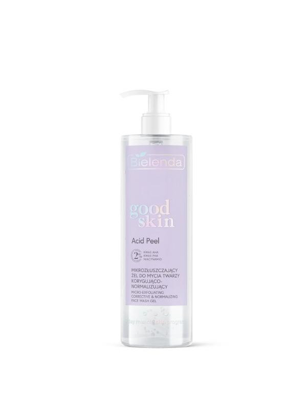 Bielenda GOOD SKIN ACID PEEL micro-exfoliating face wash gel correcting and normalizing 190 g