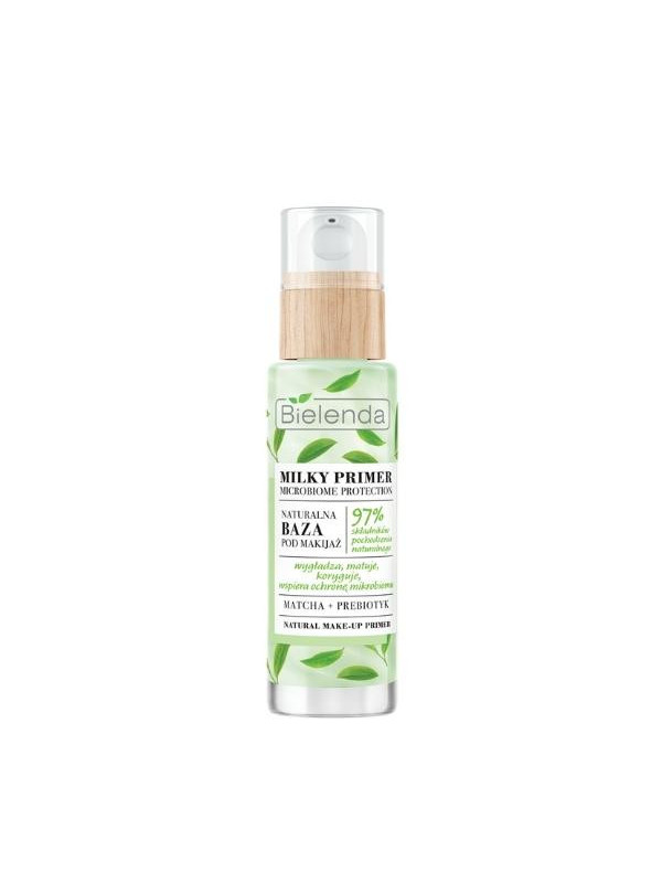 Bielenda MILKY PRIMER MICROBIOME PROTECTION natuurlijke Matcha make-up basis + Prebiotic 30 ml