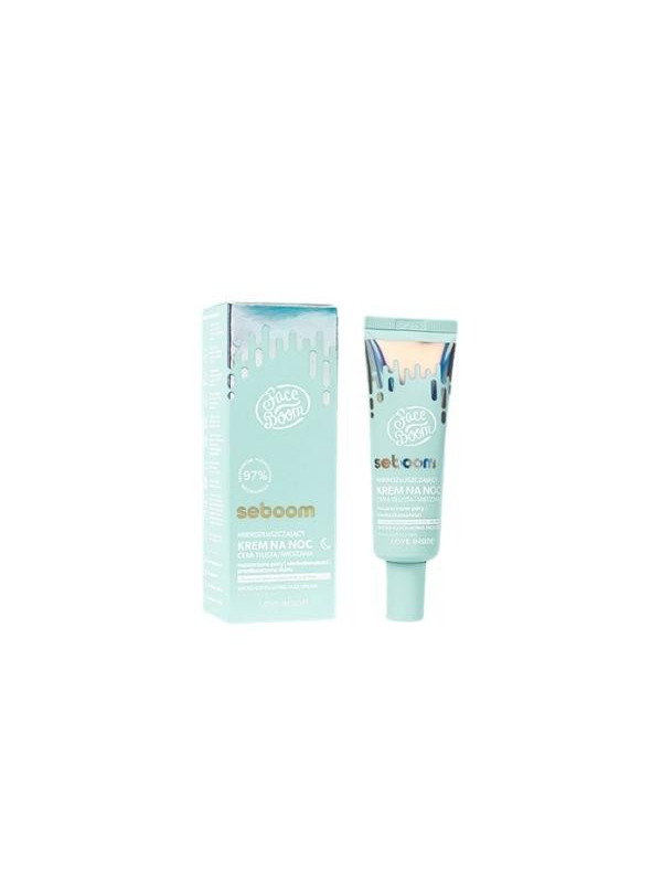 FaceBoom SEBOOM micro-exfoliating face cream for the night Wieczorny Magik 50 ml