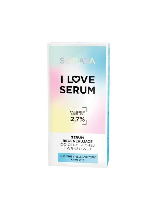 Soraya I LOVE SERUM Відновлююча сироватка для сухої та чутливої шкіри 30 мл