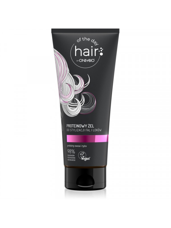 ONLYBIO Hair of the day proteïne styling gel voor golven en krullen 200 ml