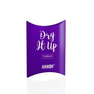 Anwen Dry It Up Turban Fioletowy 1 sztuka