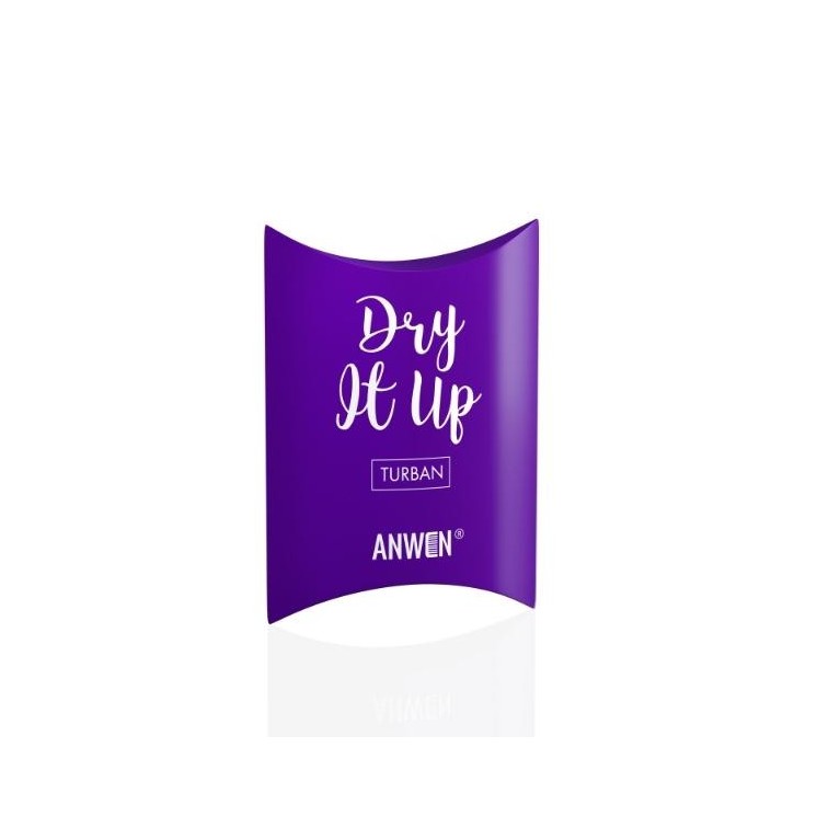 Anwen Dry It Up Turban Fioletowy 1 sztuka