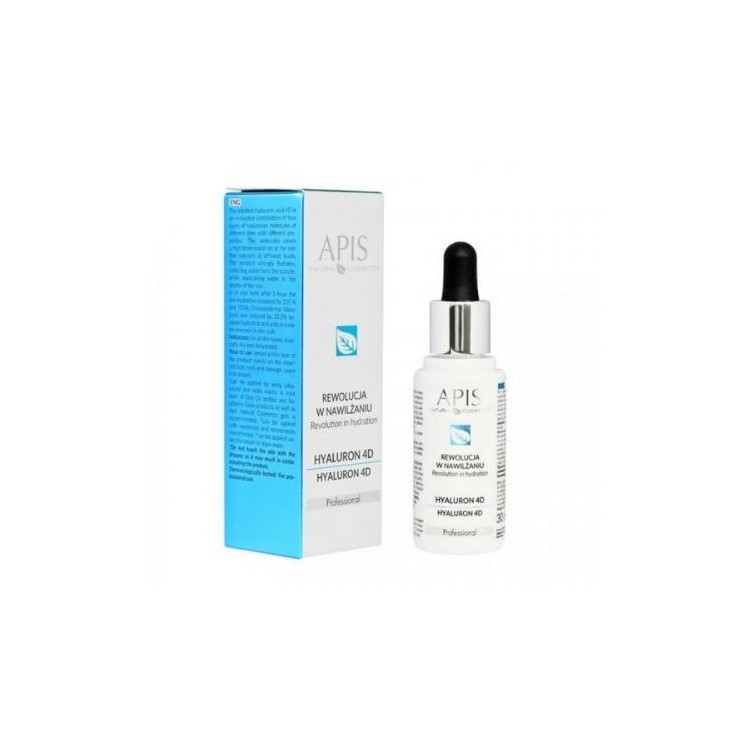 Apis Revolution in hydraterende Hyaluron 4D geurvrij Hyaluronzuur 30 ml