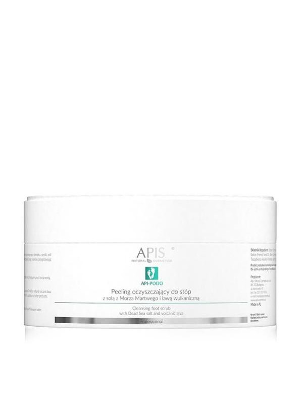 Apis Api-Podo Foot cleansing Peeling with Dead Sea salt and volcanic lava 300 g