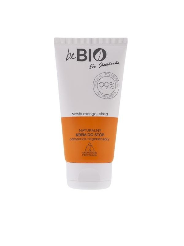 beBIO Ewa Chodakowska natuurlijke diep voedende en regenererende voetcrème Mango en Shea butter 75 ml