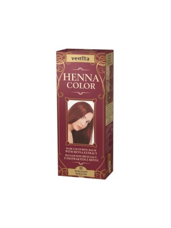 Бальзам Venita Henna Color Coloring з екстрактом хни /11/ Бордовий 75 мл