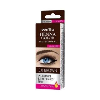 Venita Professional Henna Color Gel Wenkbrauw- en wimperverf /3.0/ Brown 15 ml