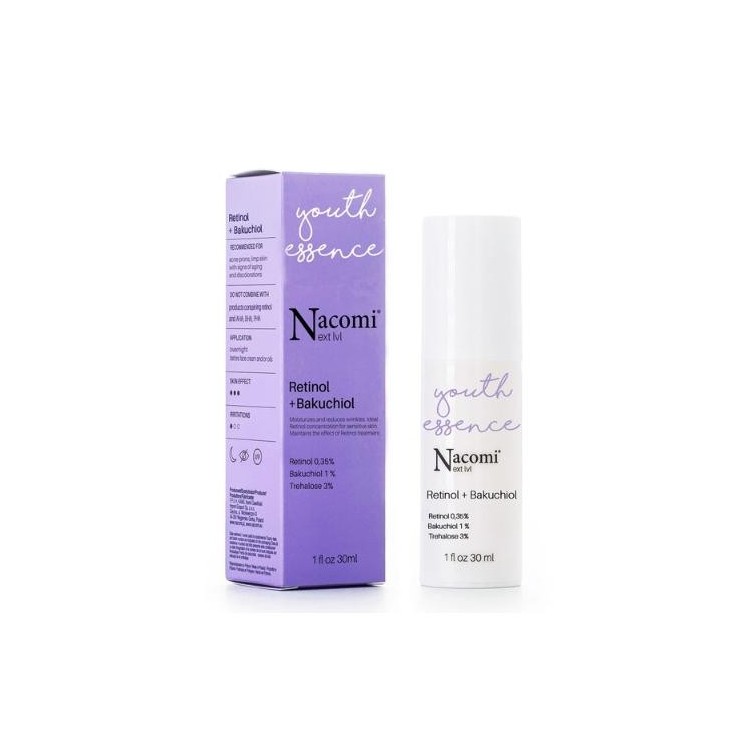 Nacomi Next Level Anti-Aging Gezichtsserum met Retinol 0,35% + Bakuchiol 1% 30 ml