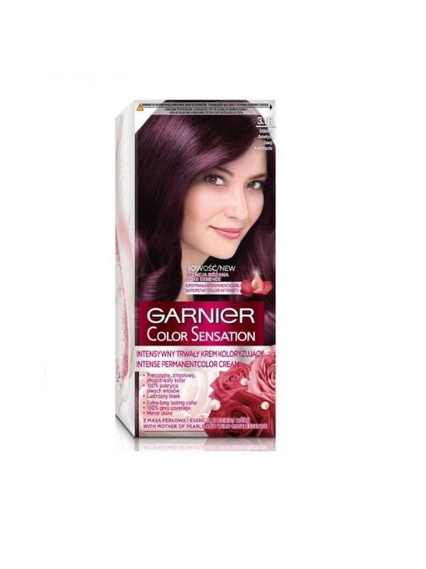 Garnier Color Sensation Farba do włosów /3.16/ Głęboki Ametyst