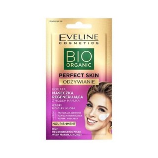 Eveline Bio Organic Perfect Skin bogata Maseczka do twarzy regenerująca z Miodem Manuka 8 ml