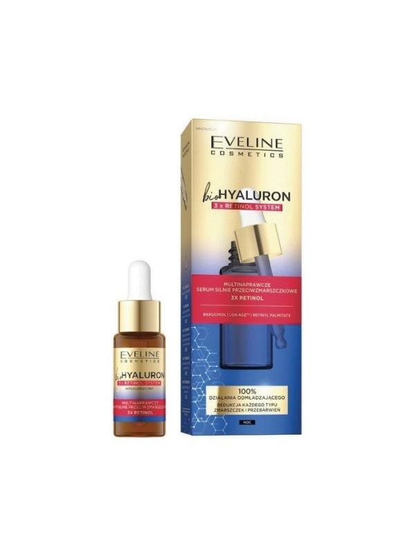 Мультивідновлююча Serum для обличчя Eveline BioHyaluron 3x Retinol System 18 мл