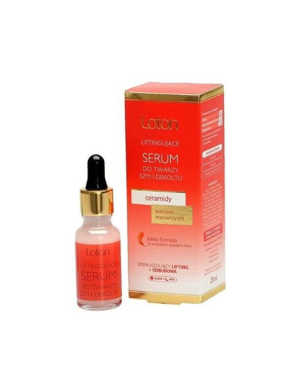 Ліфтинг Loton Serum для обличчя, шиї та декольте з керамідами 20 мл