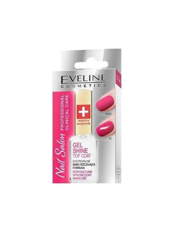 Eveline Nail Salon Gel Shine Top Coat надзвичайно блискучий кондиціонер для нігтів 12 мл