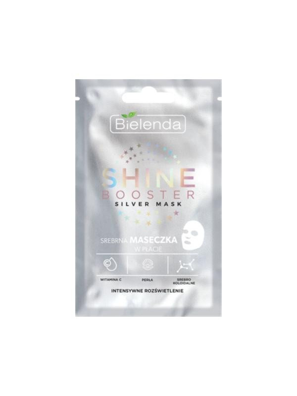 Bielenda SHINE BOOSTER silver Інтенсивно освітлююча маска для обличчя 8 г