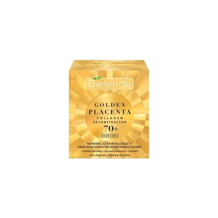 Крем для обличчя Bielenda Golden Placenta Collagen Reconstructor 70+