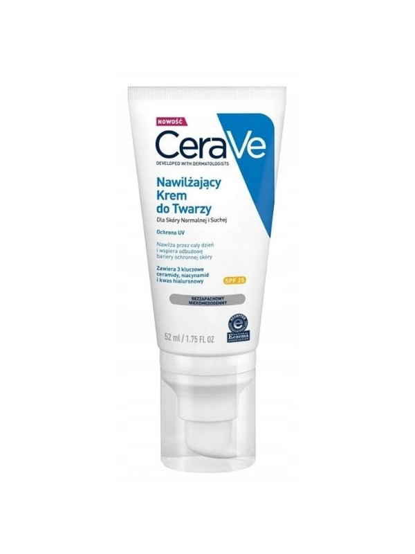 Cerave hydraterende gezichtscrème voor de normale tot droge huid SPF25 52 ml