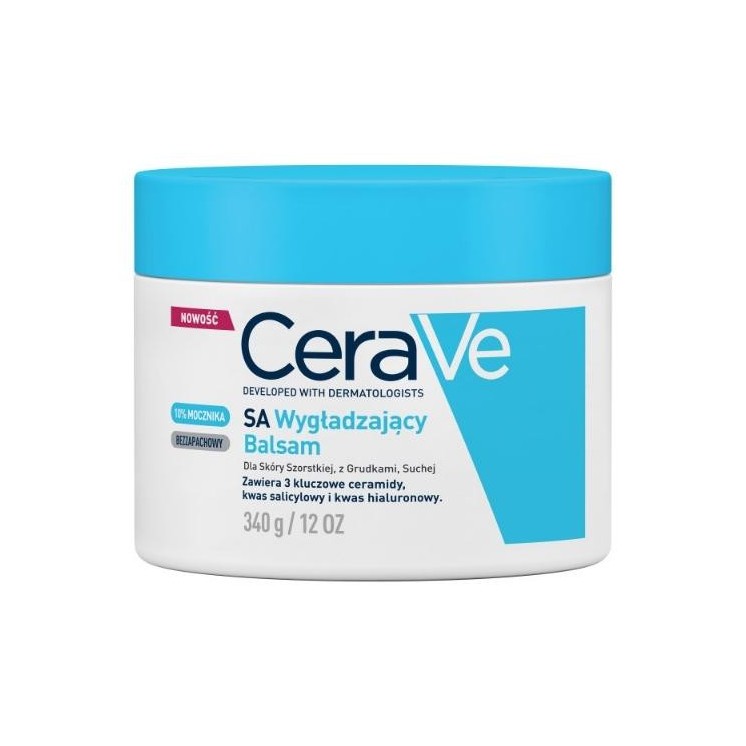 Baume lissant Cerave SA pour peaux rugueuses et sèches 340 g