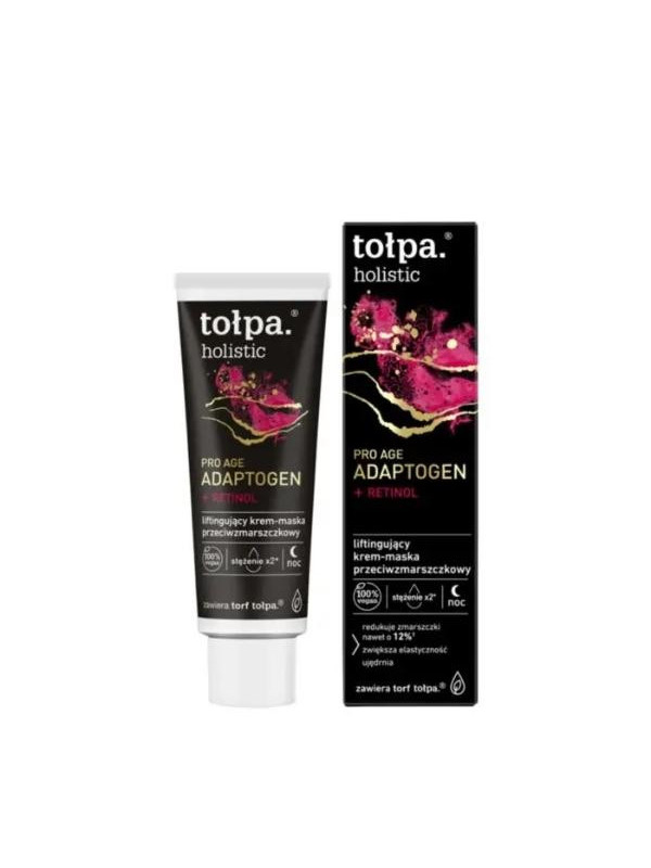 Крем-маска для обличчя Tołpa Holistic Retinol lifting проти зморшок на ніч