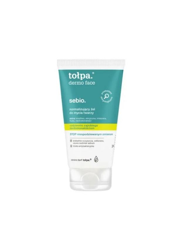 Tołpa Dermo Face Sebio. normalizing Antibacterial face wash gel