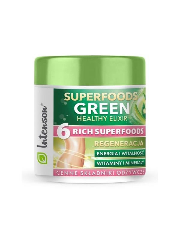 Intenson Superfoods Green Healthy Elixir Cocktail stimulating 150 g