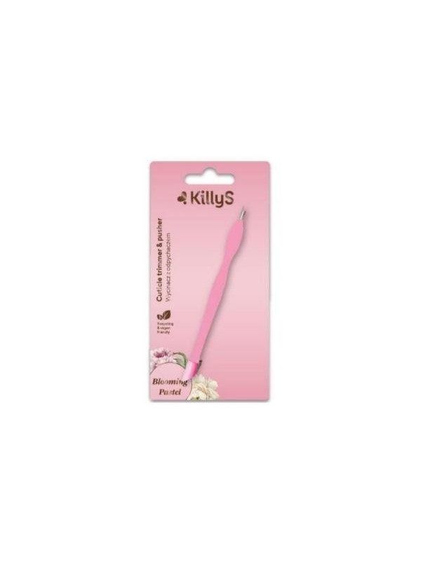 KillyS Blooming Pastel Cuticle Trimmer & Pusher Фреза для кутикули з пушером 1 шт.