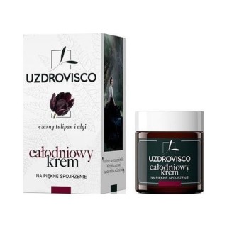 Uzdrovisco Krem pod oczy przeciwzmarszczkowy na dzień i noc Czarny Tulipan i Algi 25 ml