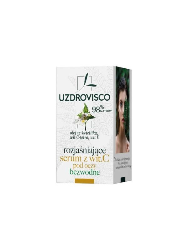 Uzdrovisco Освітлююча Serum для очей з вітаміном С безводна 15 мл