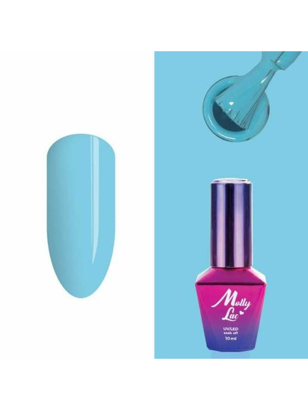 MollyLac /114/ Welcome to Ibiza Hybride Nagellak Sea Wave 10 ml