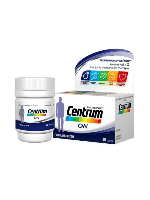 Centrum On Vitamins and Minerals for Men 30 tablets