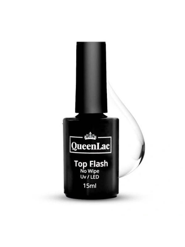 QueenLac Top Flash No Wipe UV/ LED 15 мл