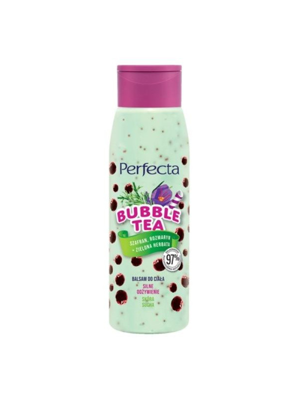 Perfecta Bubble Tea odżywiający Balsam do ciała Szafran, Rozmaryn