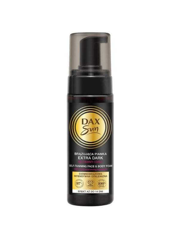 Dax Sun Bronzing Foam for face and body Extra Dark