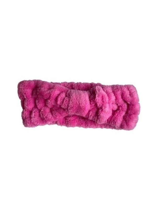 Aura Hairband without bow Pink made of 100% cotton