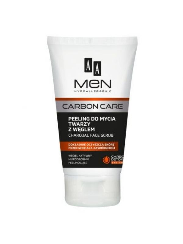 AA Men Carbon Care Peeling для вмивання обличчя з вуглецем