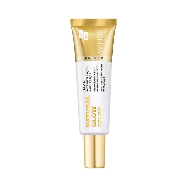 AA Wings of Color Natural Glow Golden Primer Baza rozświetlająco-nawilżająca