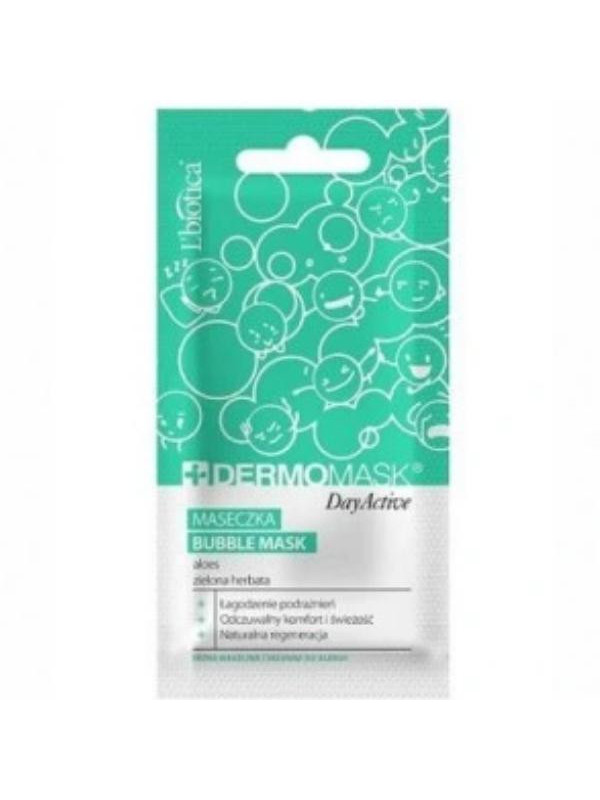 L'biotica Dermomask Bubble Mask Aloe & Green Tea 10 ml