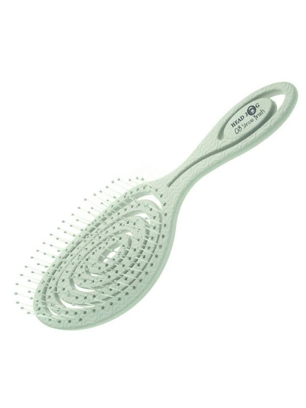 Head Jog Biodegradable Sage Hairbrush 1 шт