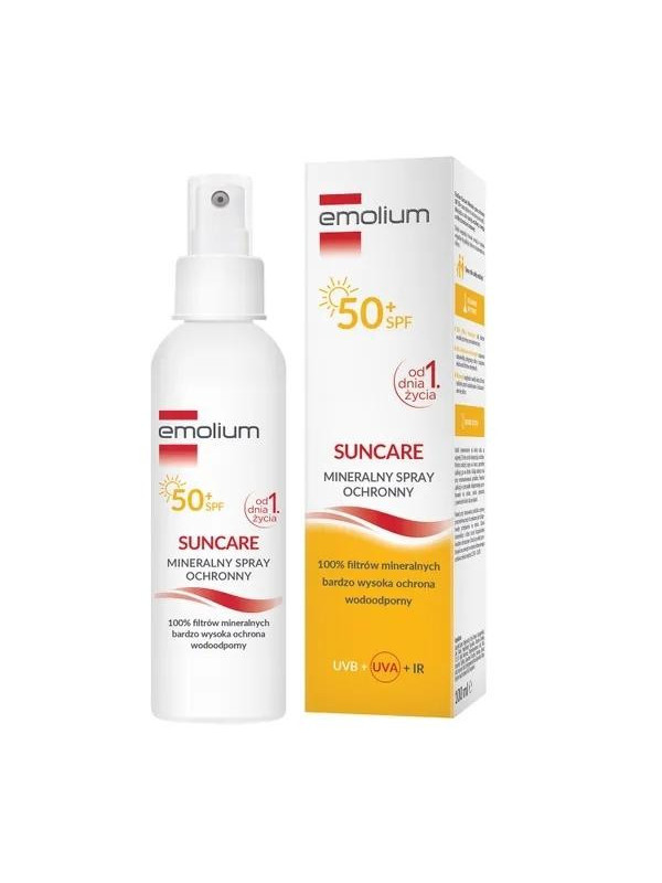 Мінеральний захисний спрей Emolium Suncare з 1 дня 50+ SPF 100 мл