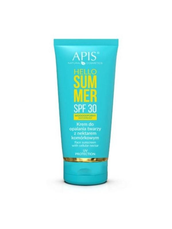 Apis Hello Summer SPF30 Zonnebrandcrème voor het gezicht met cellulaire nectar