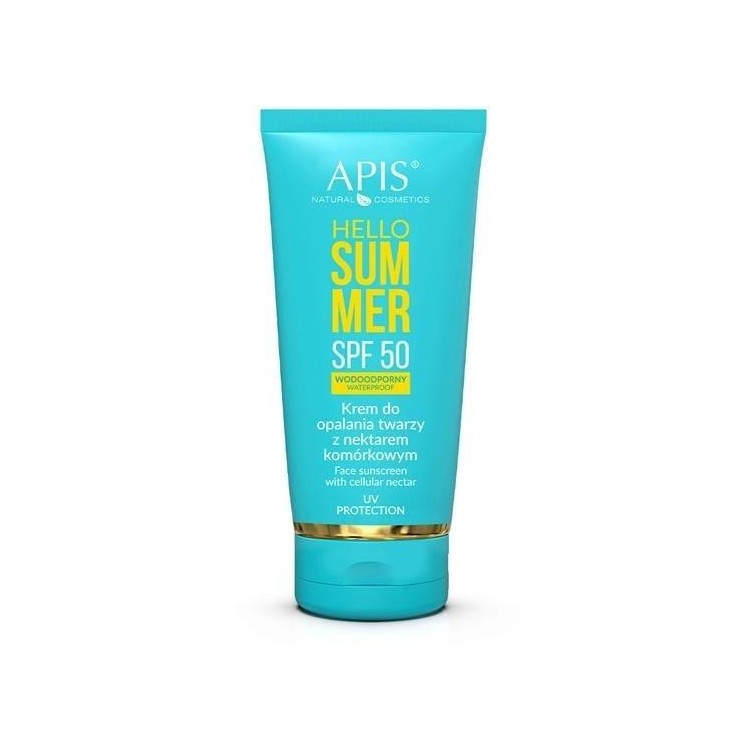 Apis Hello Summer SPF50 Krem do opalania twarzy z nekratem komórkowym