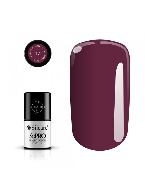 Silcare SoPro Hybrid varnish for sensitive nails /017/ 7 g