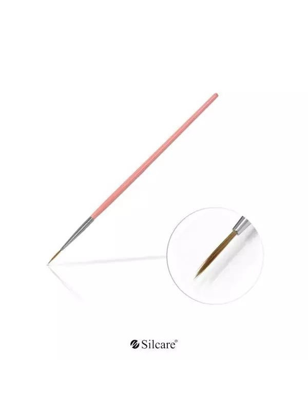 Silcare Brush for decorating /02/ Pink 1 piece