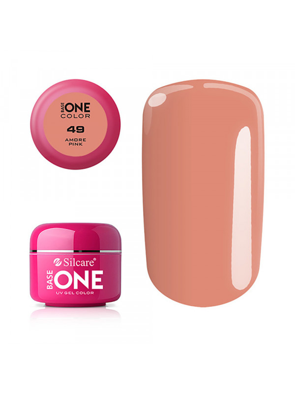 Silcare Base One Colour UV Gel /49/ Amore Pink 5 g