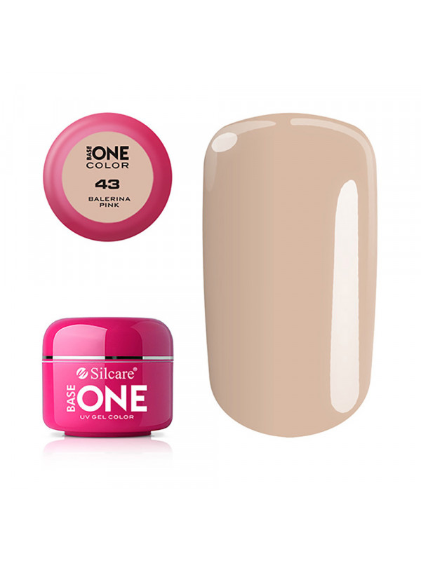 Silcare Base One Color UV Gel /43/ Ballerina Pink 5 g