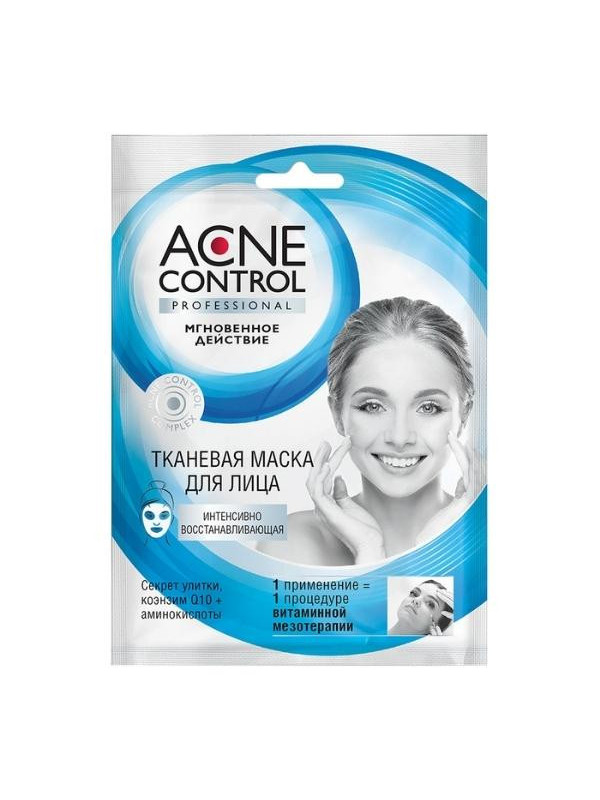 FitoKosmetik Acne Control Відновлююча листова маска для обличчя 25 мл