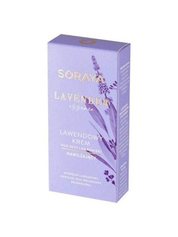 Зволожуючий лавандовий крем для повік і очей Soraya Lavender Essence